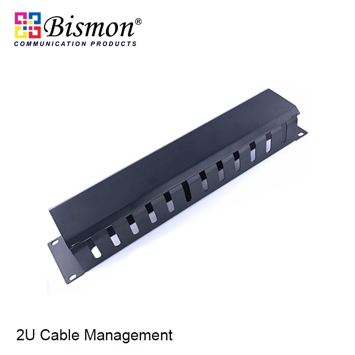 Cable-Management-Panel-2U-24-slot-แผงจัดสายหน้าตู้